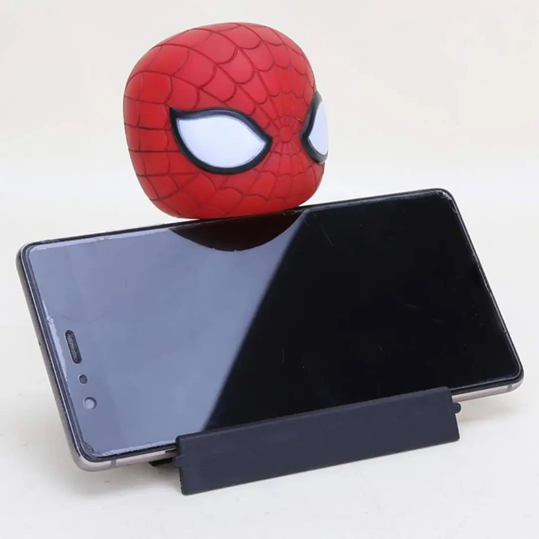 Marvel Avengers Amazing Spiderman Phone Holder Car Decoration Bobblehead Action Figure