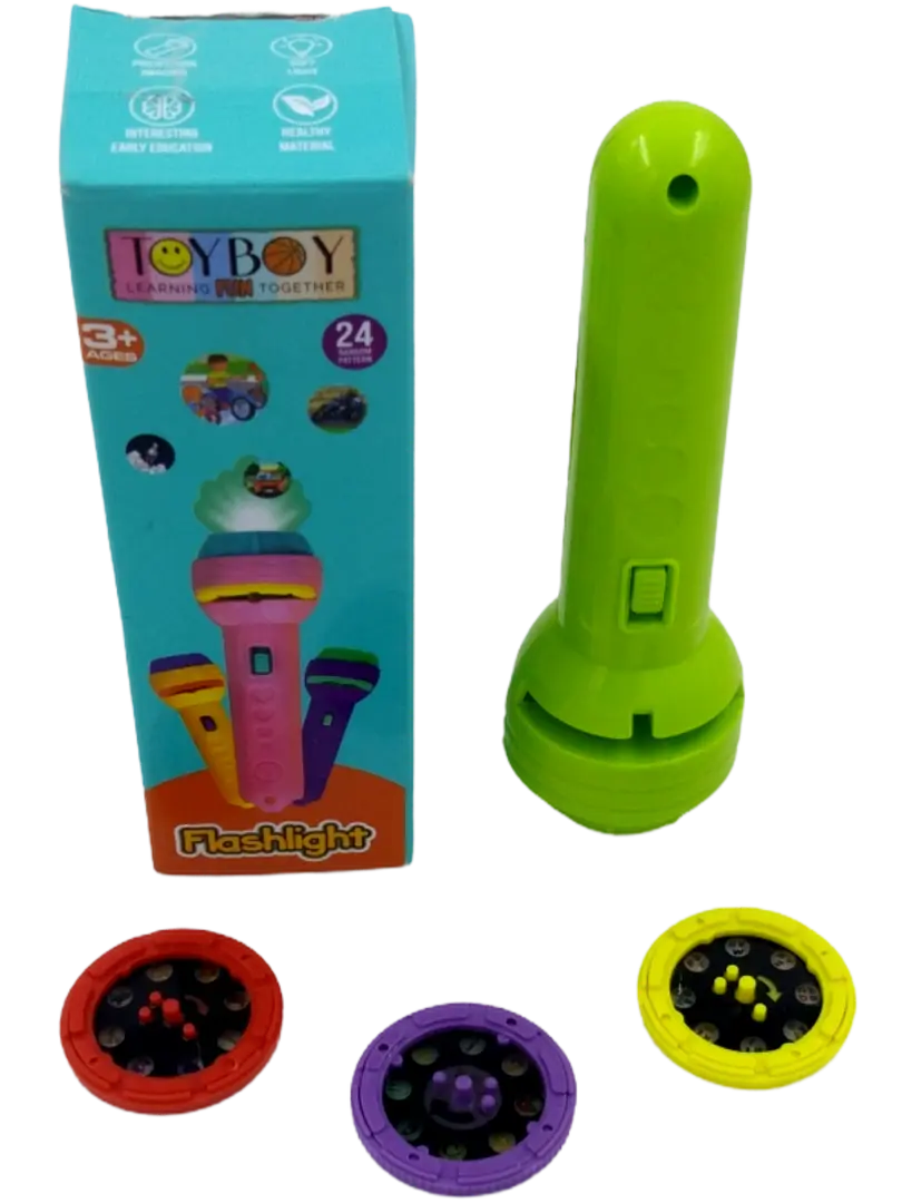Kids Projection Torch Flashlight Learning Toy