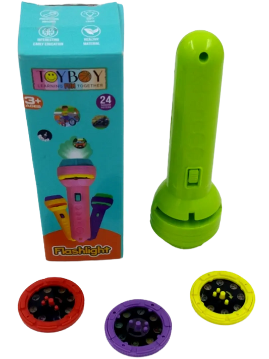 Kids Projection Torch Flashlight Learning Toy