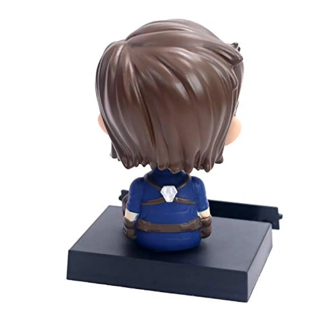 Marvel Avengers Infinity War Captain America Phone Holder Car Decoration Bobblehead Action Figure