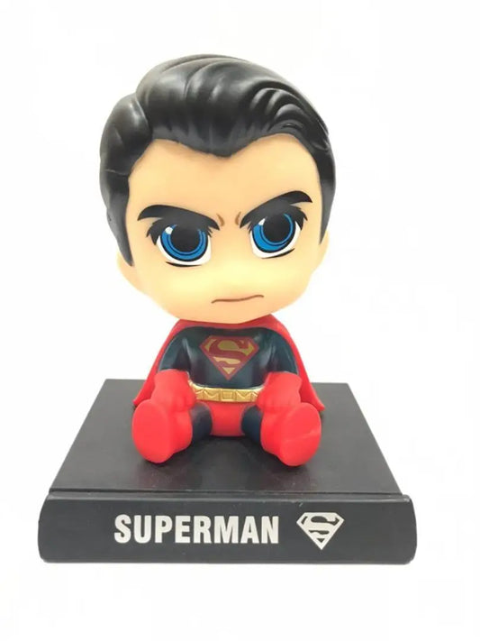 Superman DC Justice League Phone Holder Car Decoration Bobblehead Action Figure