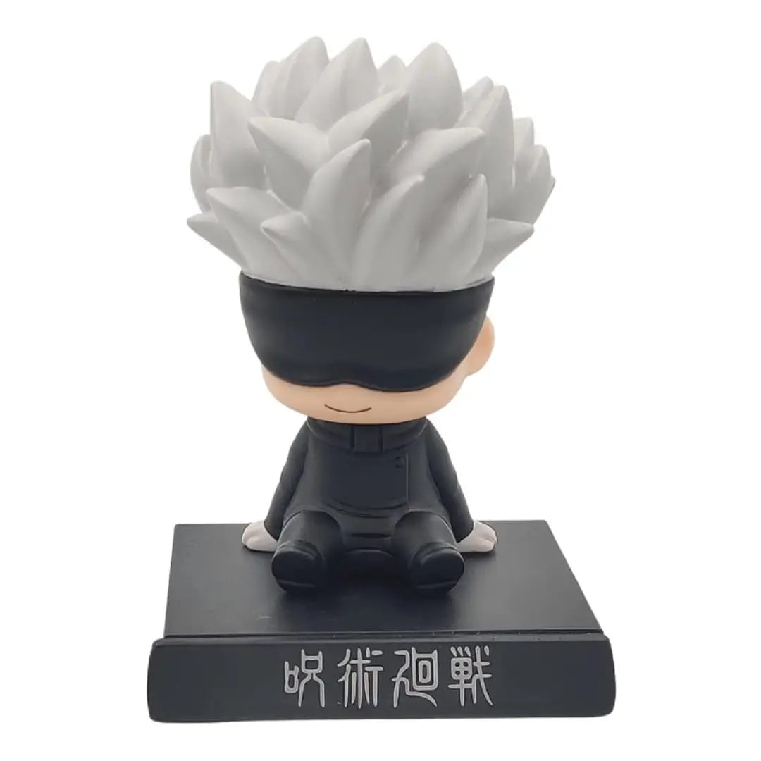 Satoru Gojo Jujutsu Kaisen Phone Holder Car Decoration Bobblehead Action Figure