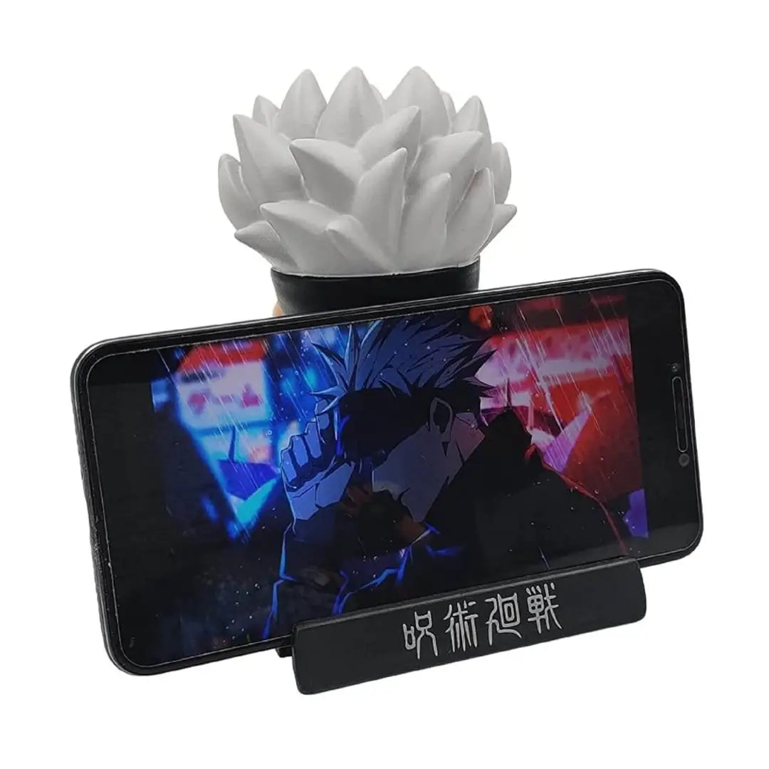 Satoru Gojo Jujutsu Kaisen Phone Holder Car Decoration Bobblehead Action Figure