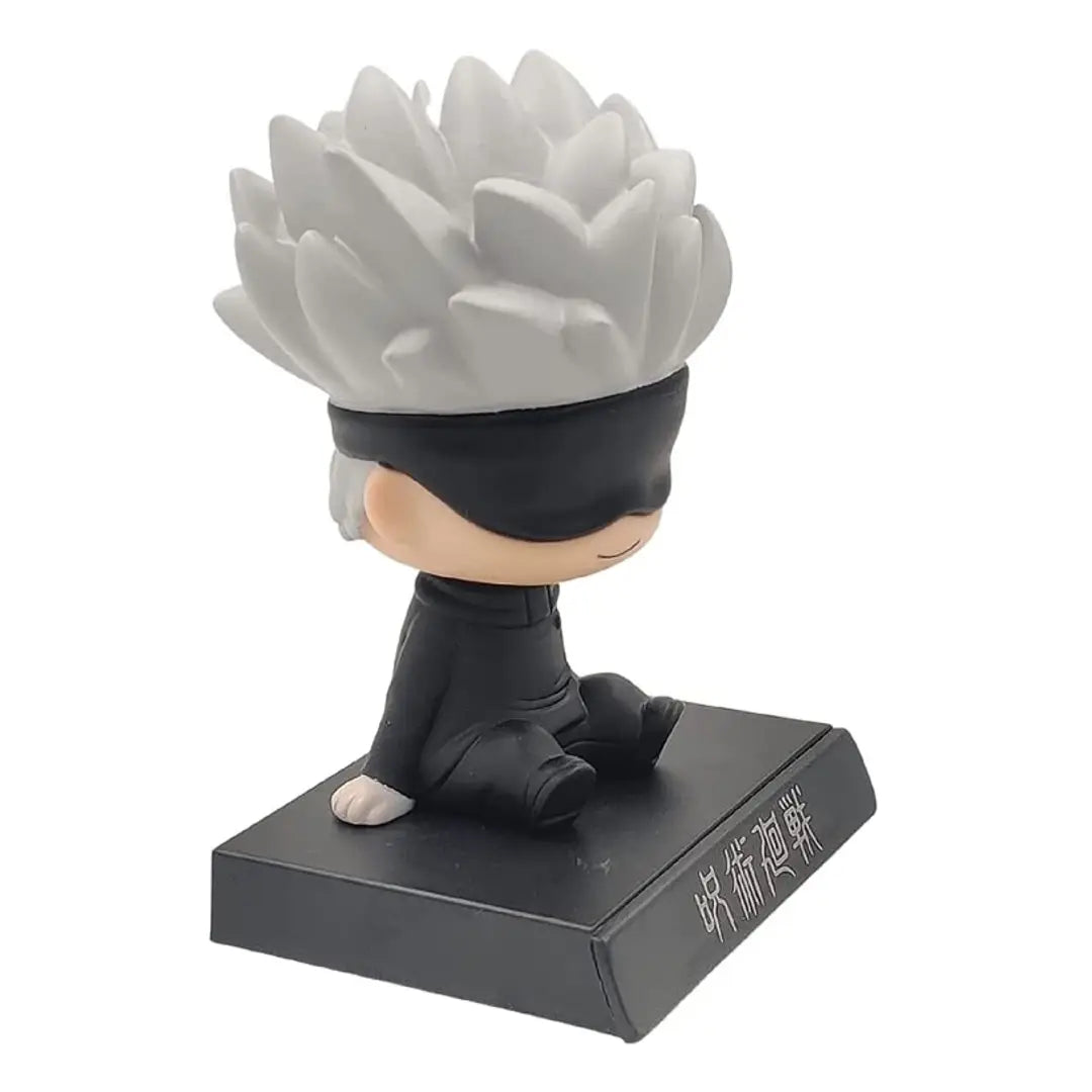 Satoru Gojo Jujutsu Kaisen Phone Holder Car Decoration Bobblehead Action Figure