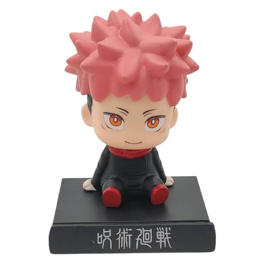 Yuji Itadori Jujutsu Kaisen Phone Holder Car Decoration Bobblehead Action Figure