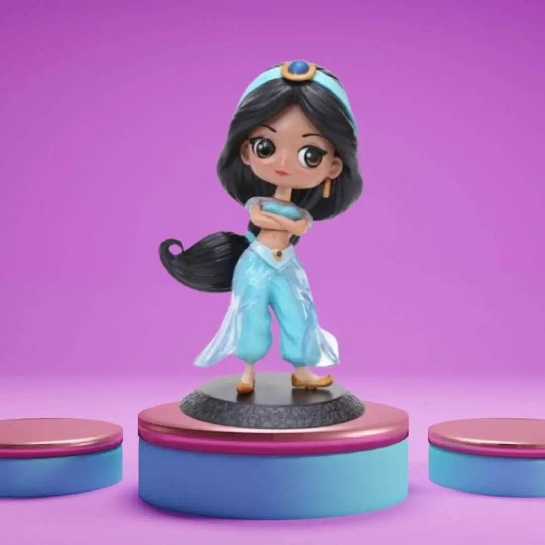 Jasmine from Aladdin Action Figure Limited Edition for Car Dashboard, Decoration, Cake, Office Desk  Study Table