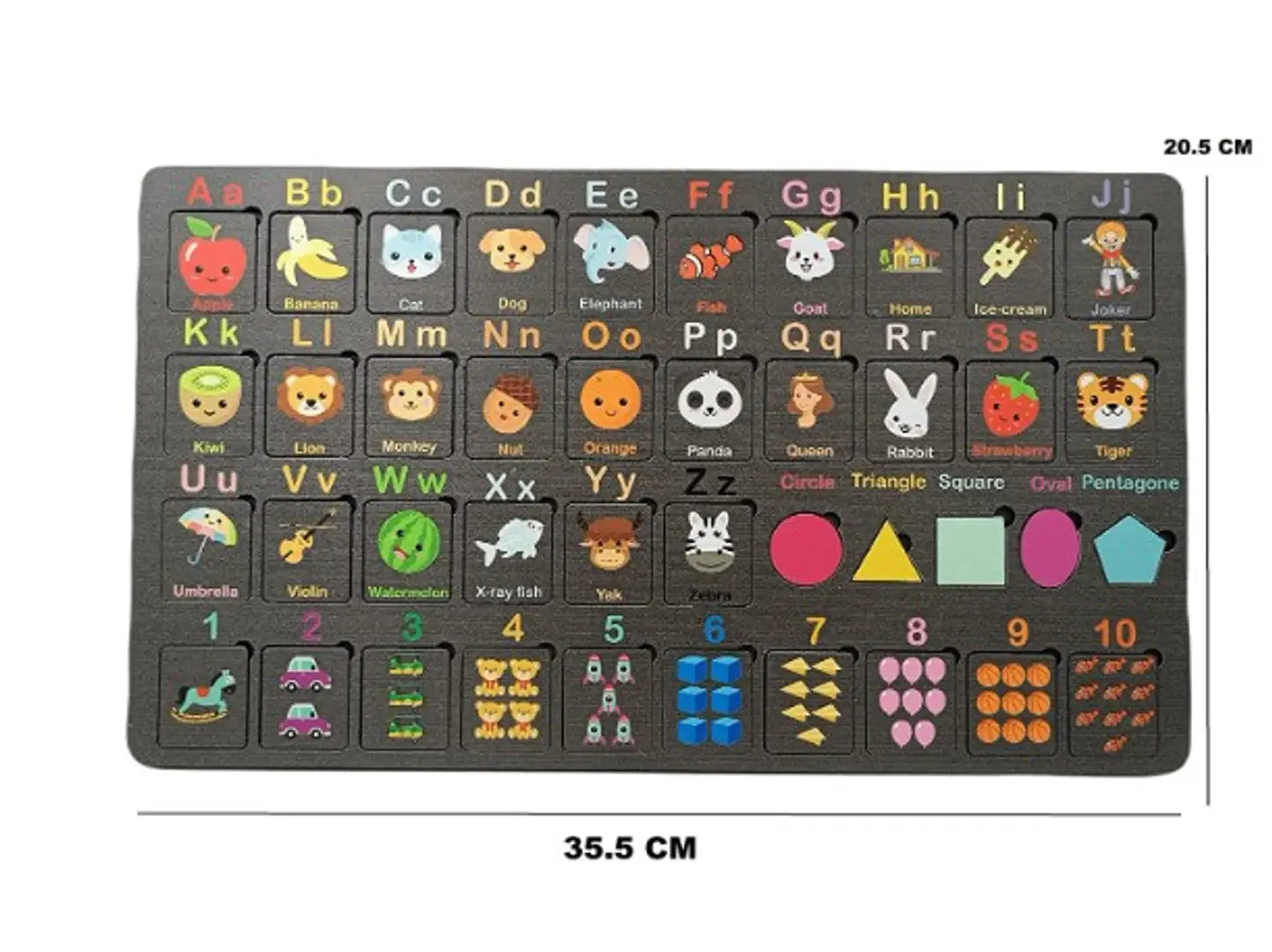 Wooden Alphabet and Numeric Puzzle Kids Games Toys for Kids for Adults Baby Learning Toys Educati.