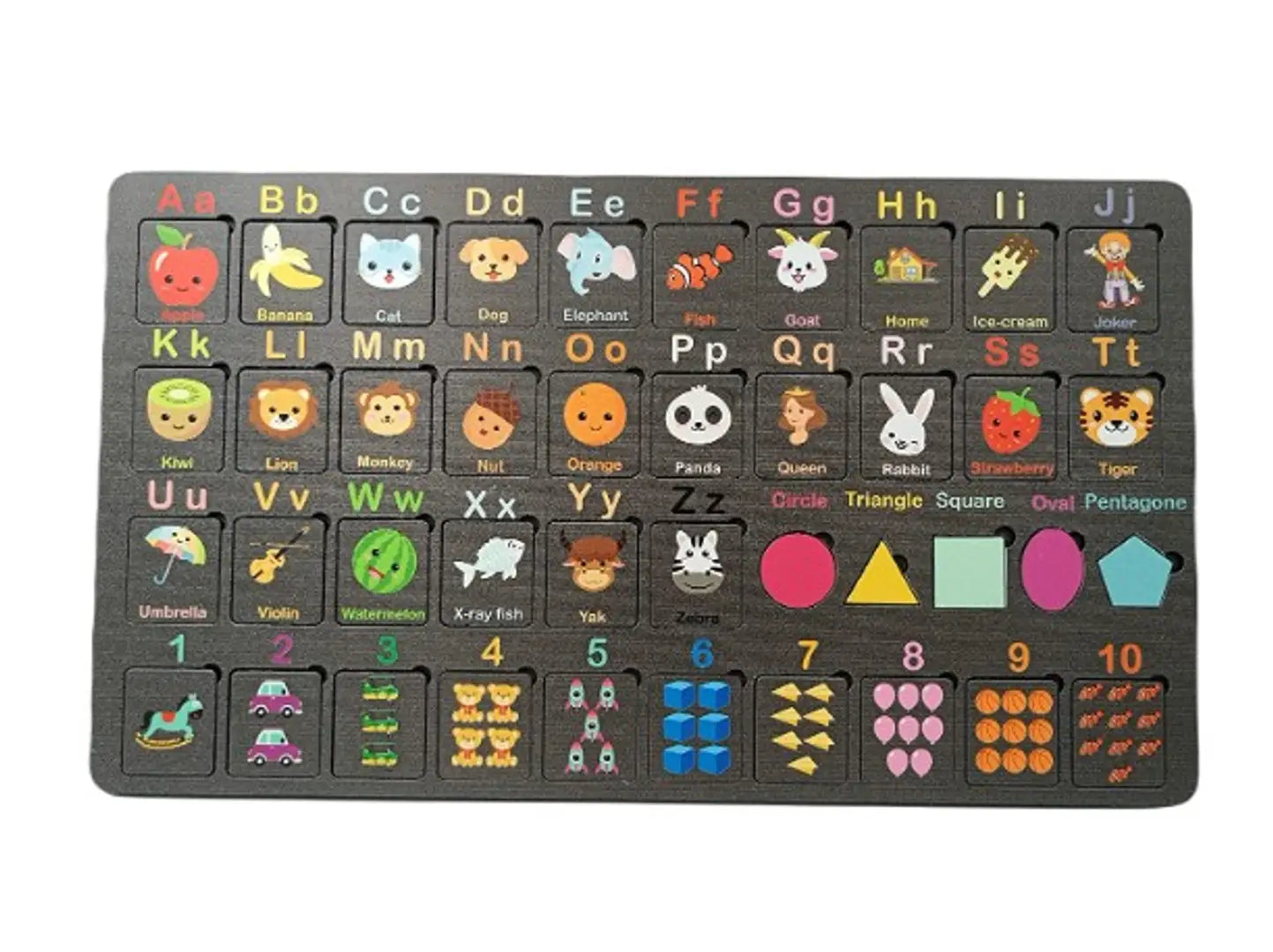 Wooden Alphabet and Numeric Puzzle Kids Games Toys for Kids for Adults Baby Learning Toys Educati.