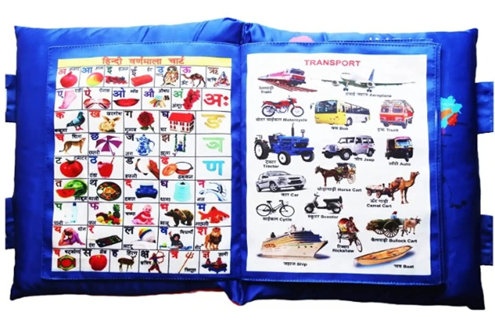 Baby Boy Baby Girl Printed Velvet Learning Soft Toys Pillow