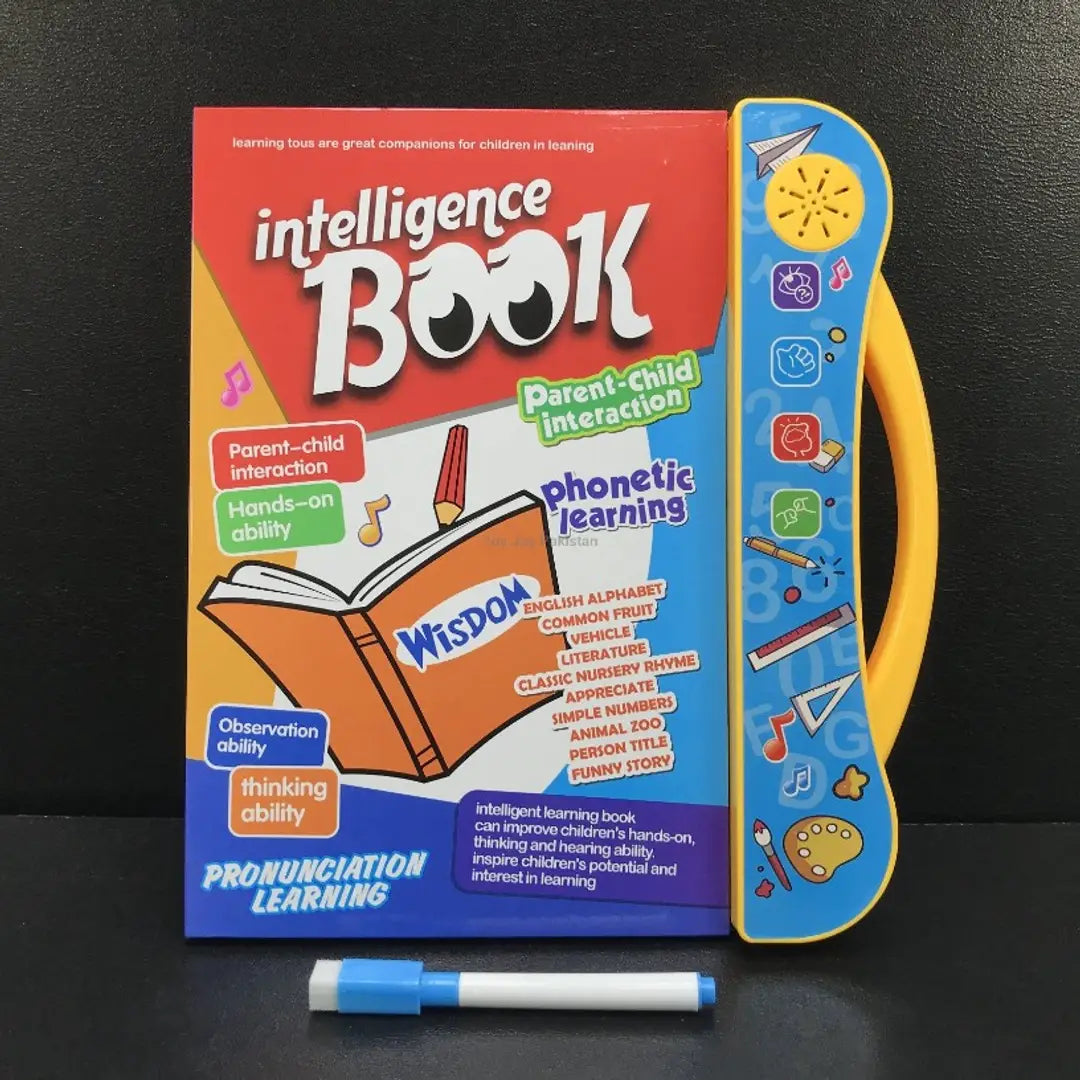 Learning Study Book Musical Toy With 6 Contents