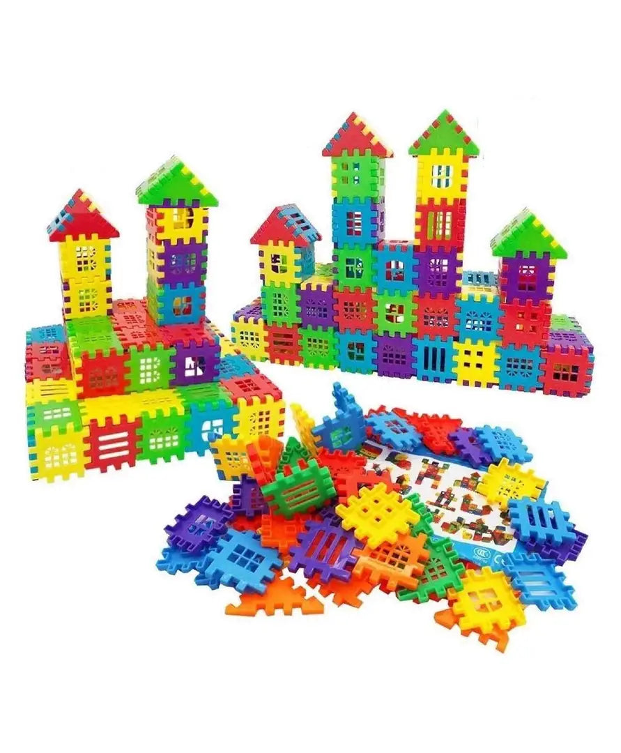 House Building Blocks for Kids Puzzle Games for Kids DIY Toys for Children Educational and Learning Toy for Kids 72 Pices