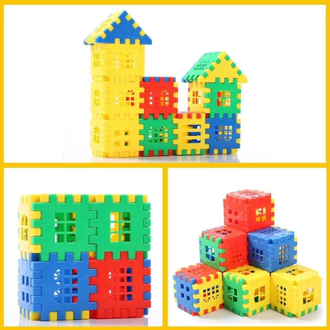 House Building Blocks for Kids Puzzle Games for Kids DIY Toys for Children Educational and Learning Toy for Kids 72 Pices