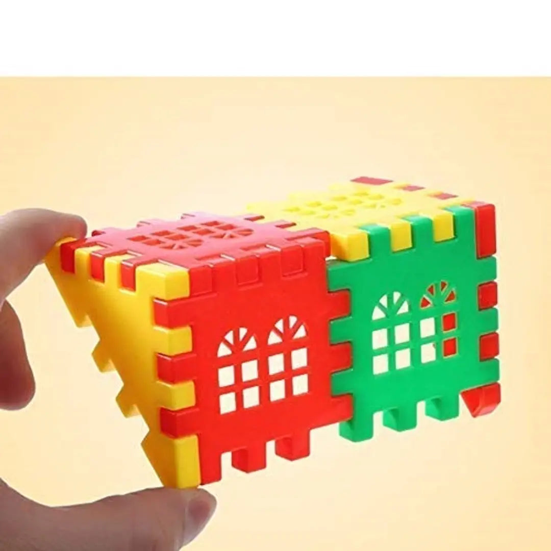 House Building Blocks for Kids Puzzle Games for Kids DIY Toys for Children Educational and Learning Toy for Kids 72 Pices