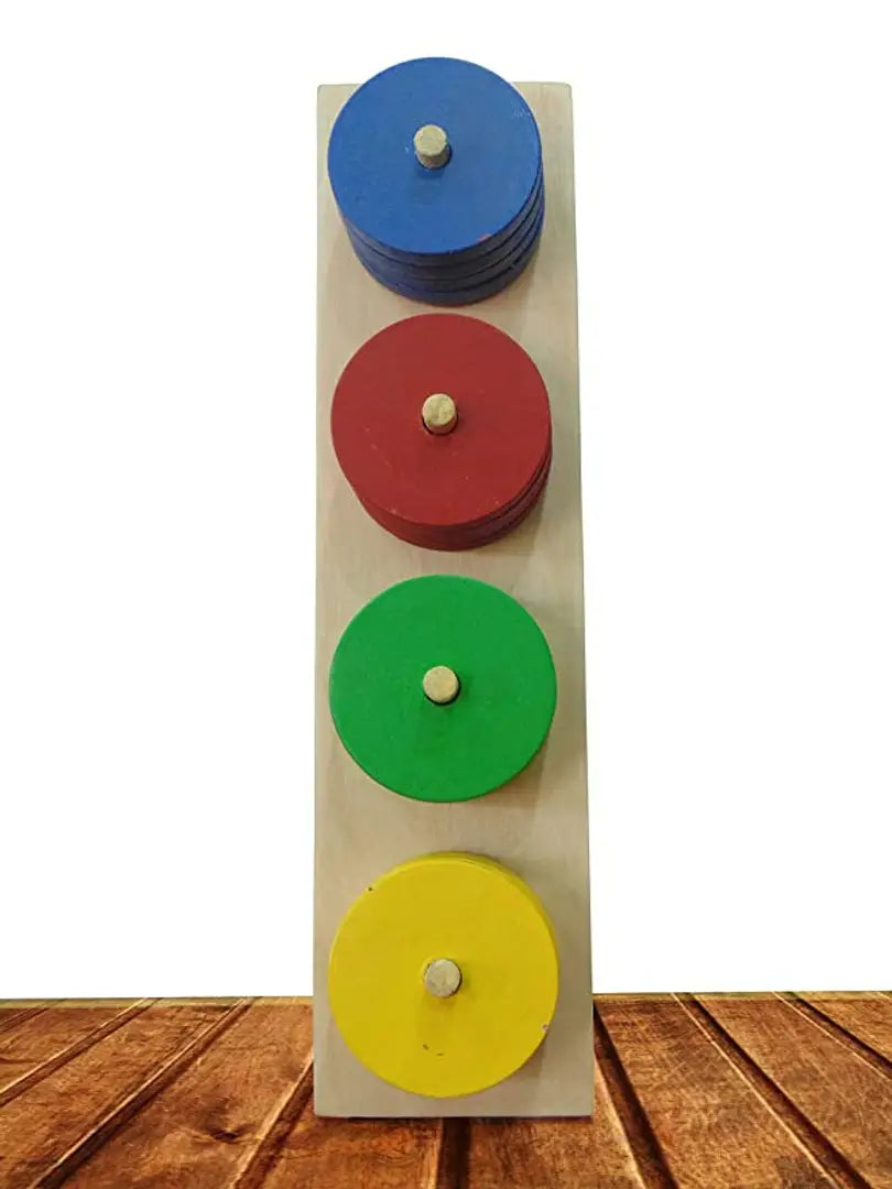 Trendy Wooden Colour Sorter Learning Toy For Kids